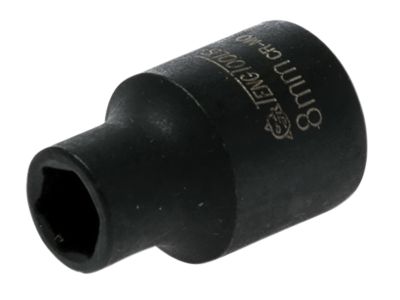Impact Socket Hexagon 6-Point 3/8in Drive 8mm