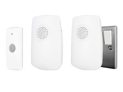 Portable & Plug-In Door Chime (Twin Pack)