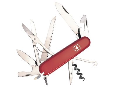 Huntsman Swiss Army Knife Red Blister Pack