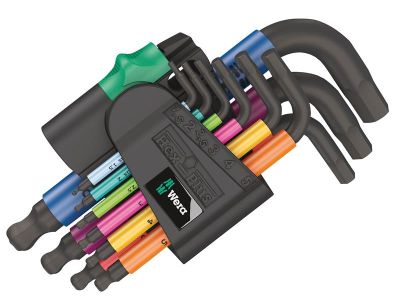 950/9 Hex-Plus Multicolour L-Key Set, 9 Piece (1.5-10mm)