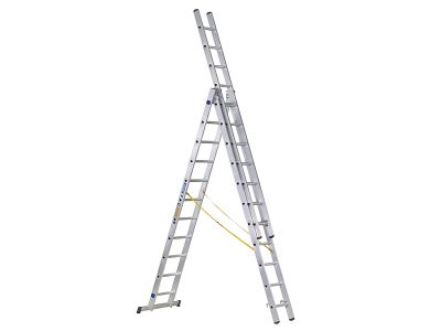 D-Rung Combination Ladder 3-Part 3 x 10 Rungs
