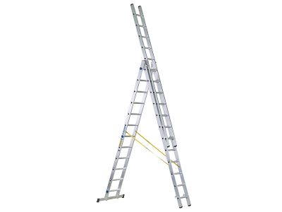 D-Rung Combination Ladder 3-Part 3 x 12 Rungs